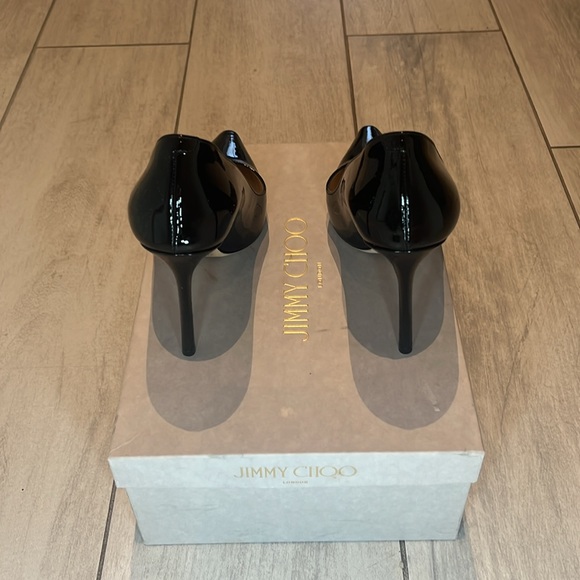Jimmy Choo's Romy 100 leather pumps (size 38) - Picture 2 of 5